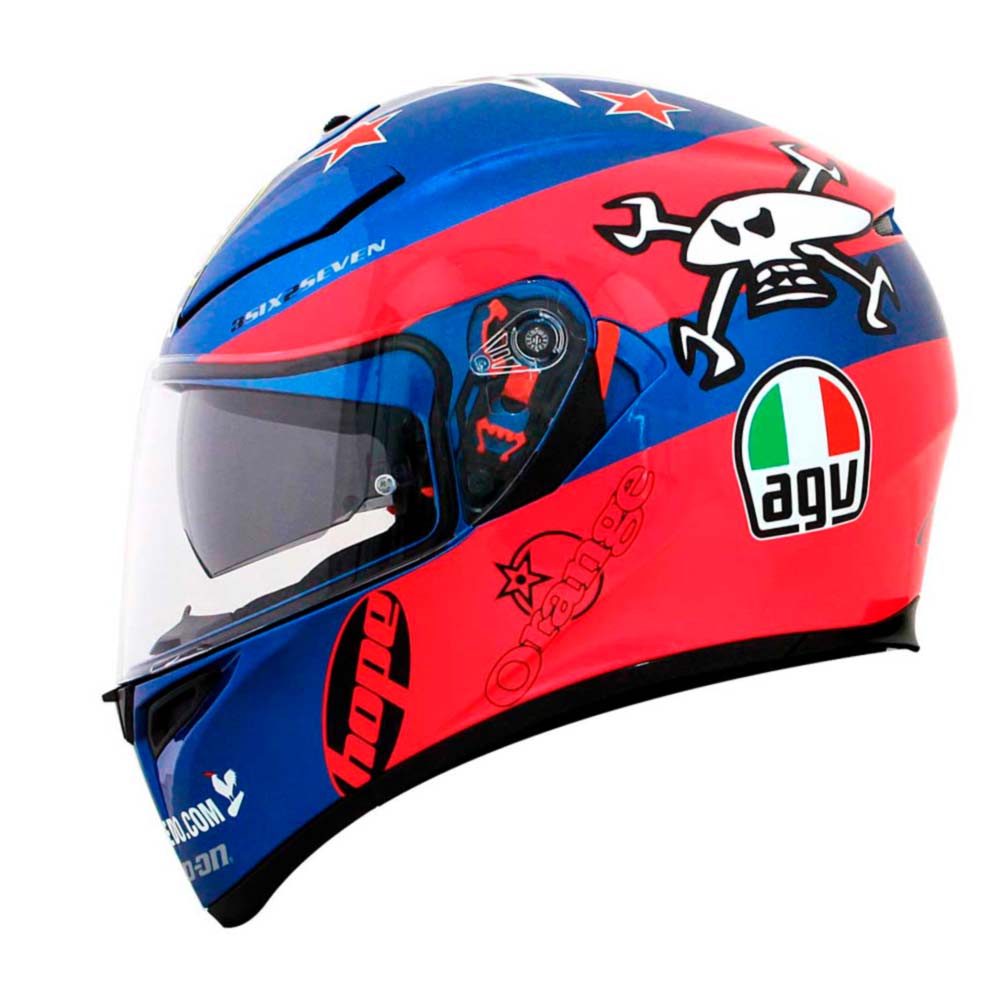 新作商品 AGV K-3 SV Guy Martin MS ヘルメット ピンク ブルー ienomat