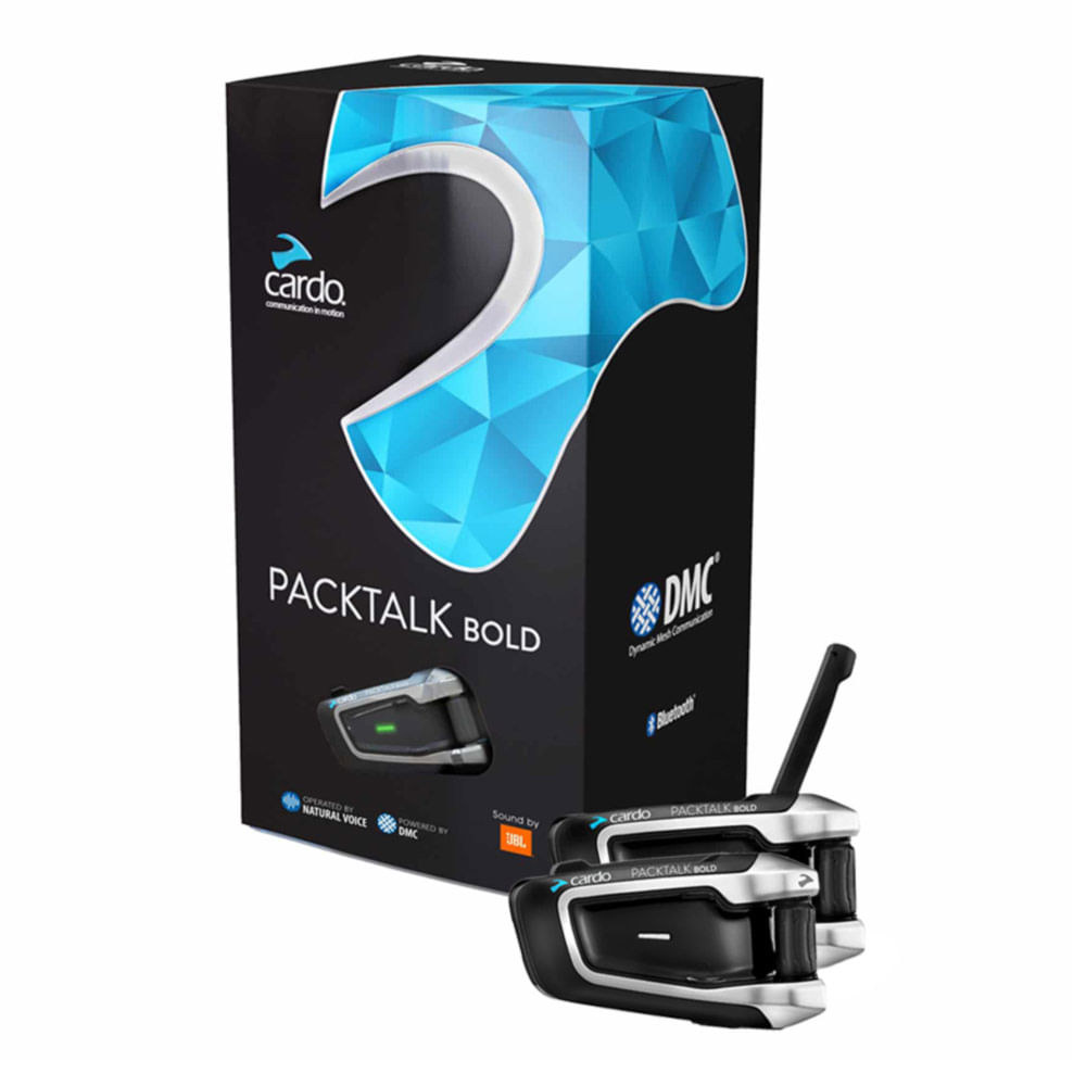 Intercomunicador Cardo Scala Rider Packtalk Bold JBL Duo Zelao