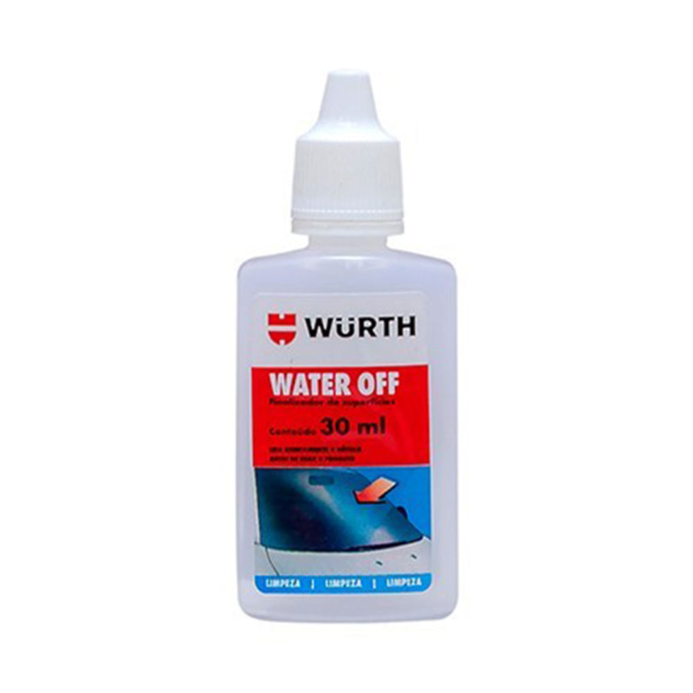 Repelente de Água Water Off para Vidros 30ML Wurth