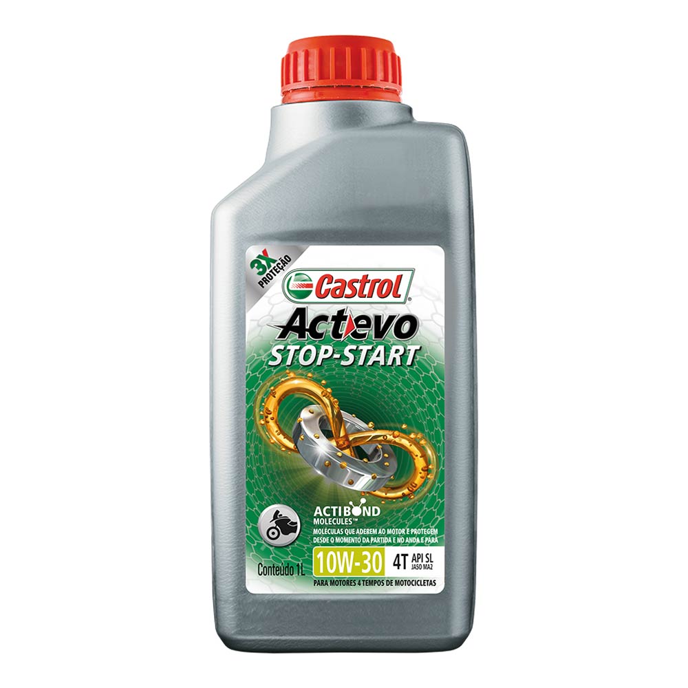Óleo Actevo Stop-Start 10W30 Semissintético 1L Castrol