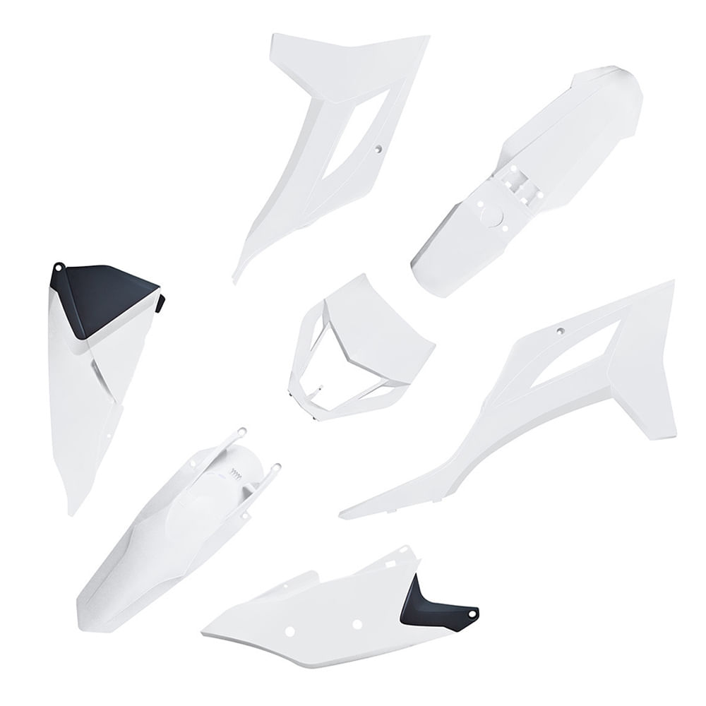 Kit Plástico MXF 250TS 22/ MXF 300TS 23/ MXF 300RX 19/22/ MXF 300RXS 21/ KTM 20 Biker