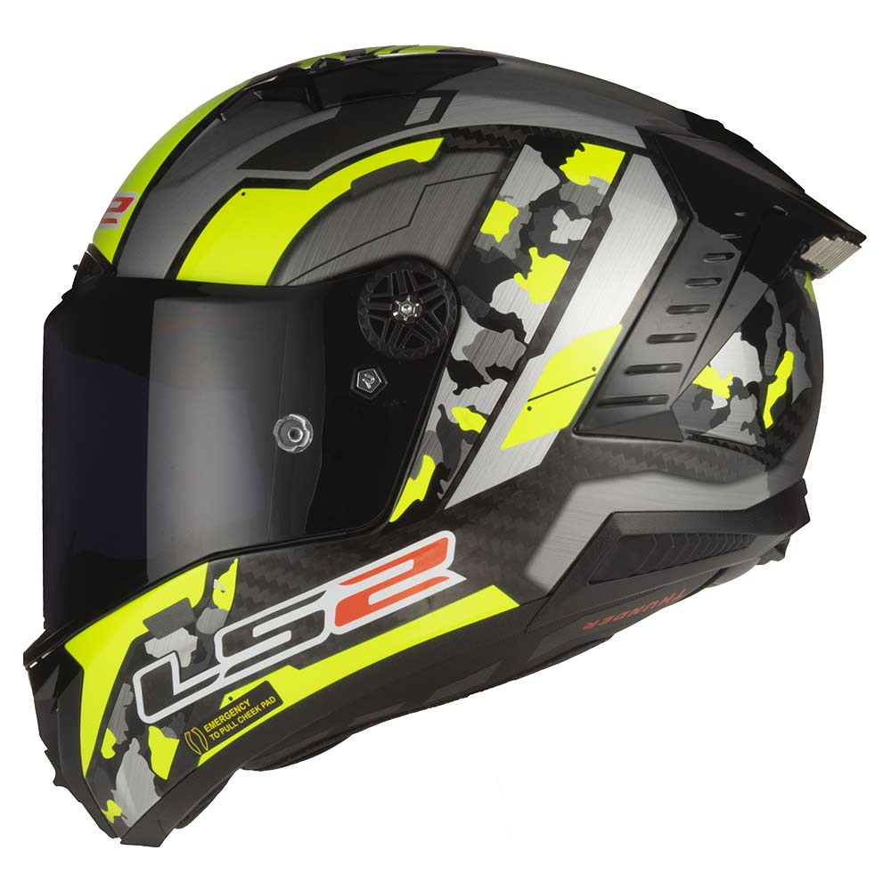 Capacete LS2 FF805 Thunder Carbon Space
