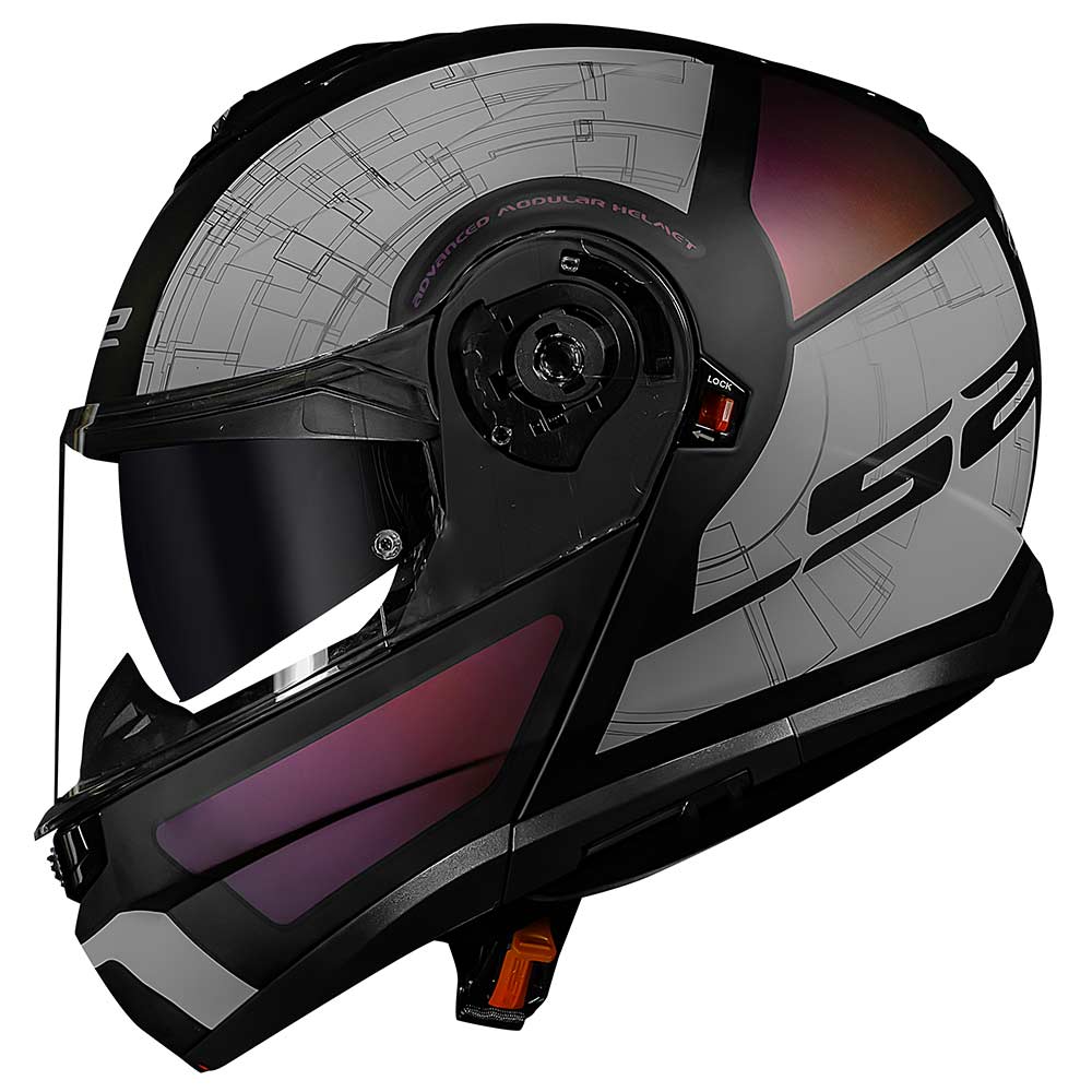 Capacete LS2 FF908 Strobe II Orion Escamoteável