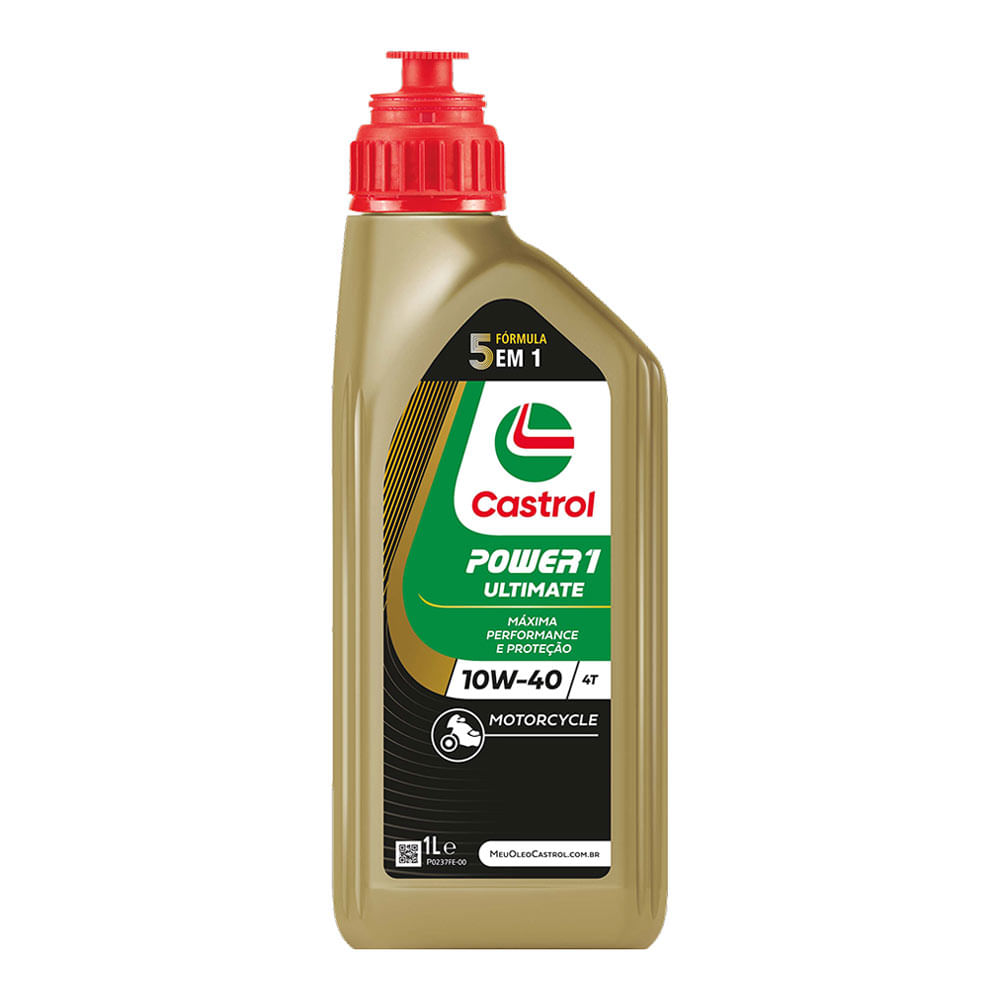 Óleo Power 1 Ultimate 4T 10W40 1L Castrol