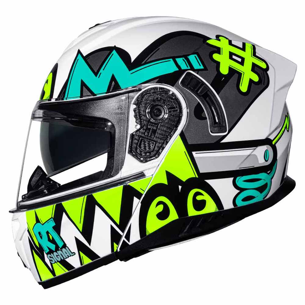 Capacete Race Tech Signal Stuff Escamoteável