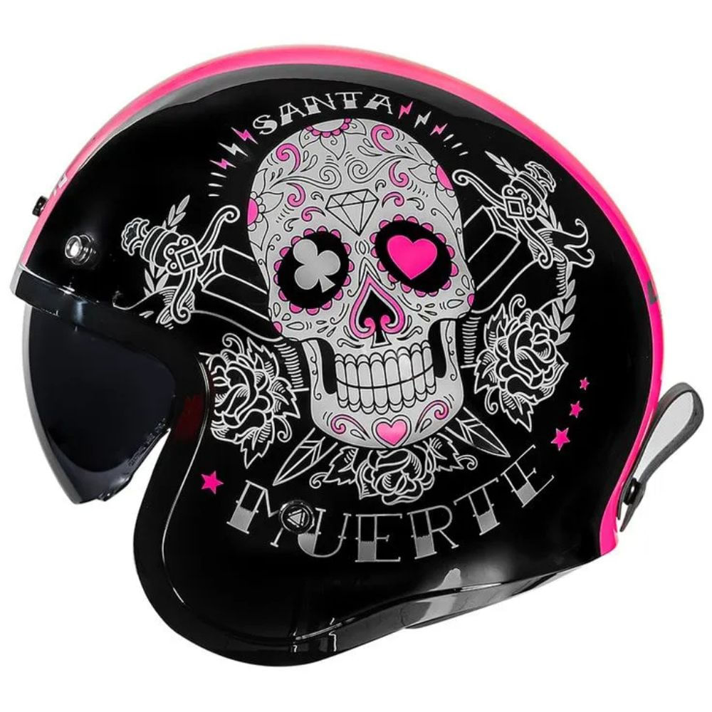 Capacete LS2 OF599 Spitfire Pinky Muerte