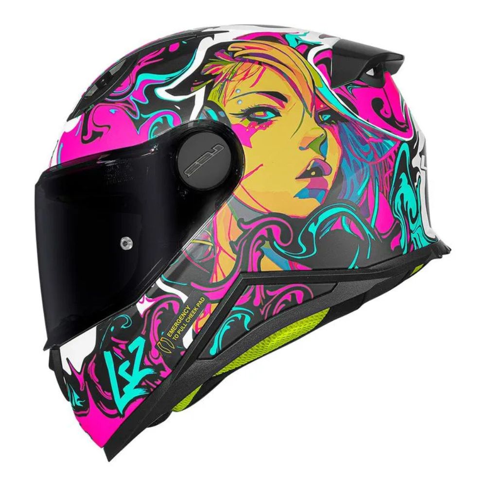 Capacete LS2 FF812 Kid Cyberg Infantil